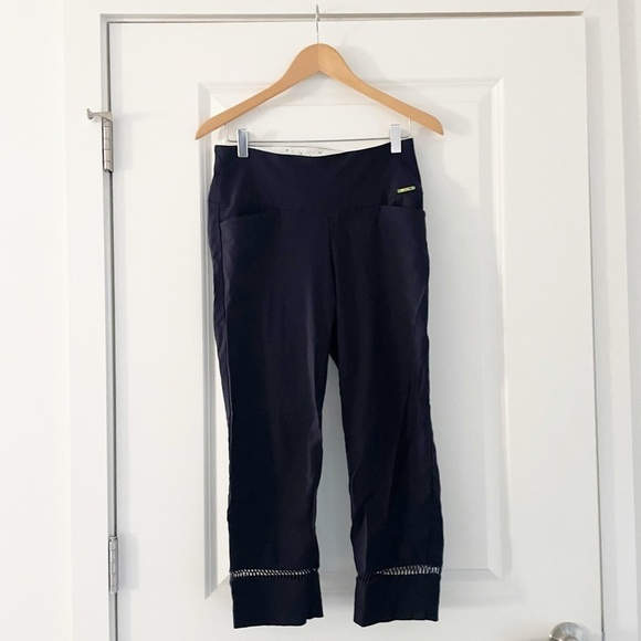 Swing Control Navy Cropped Pants Golf Leisure - Picture 1 of 7